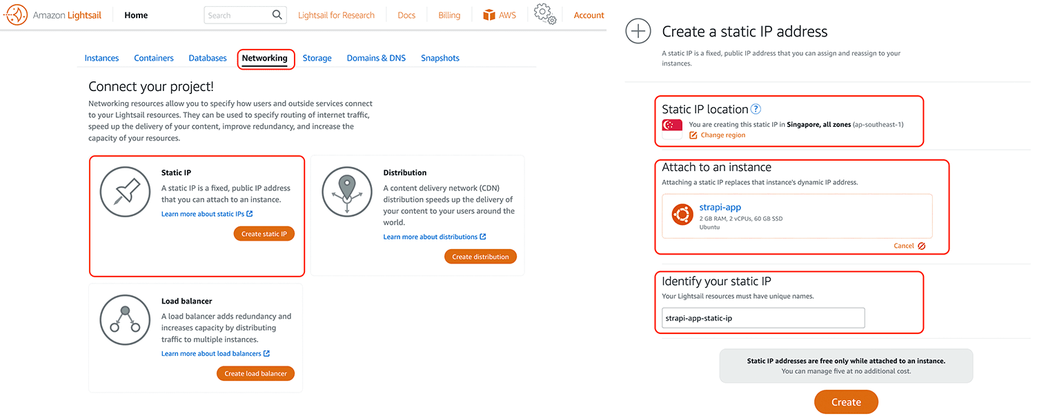 assign static ip