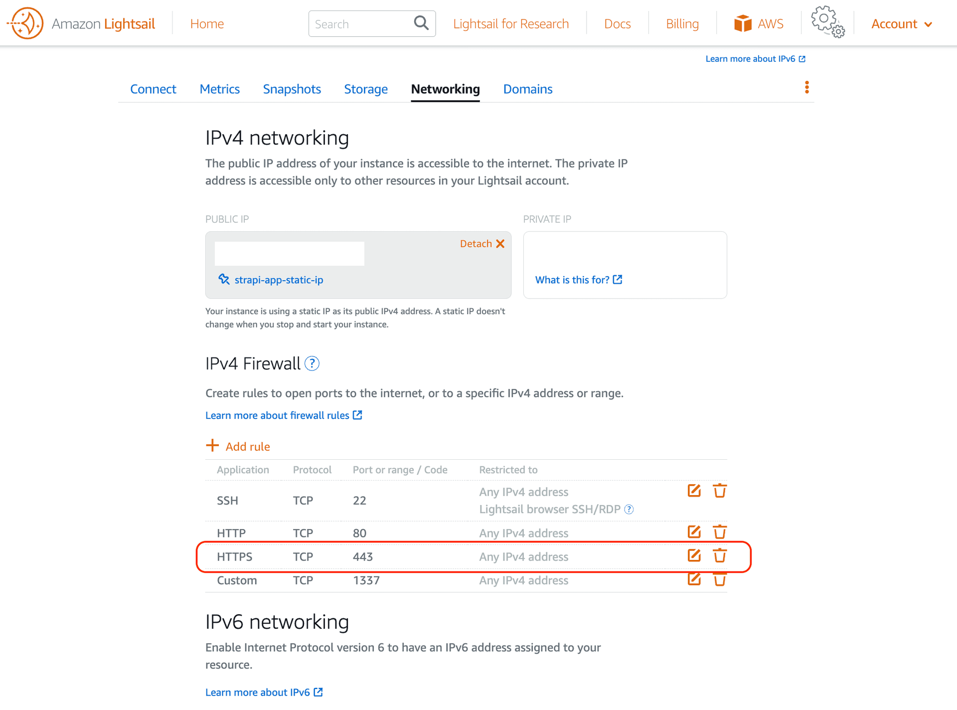 assign static ip