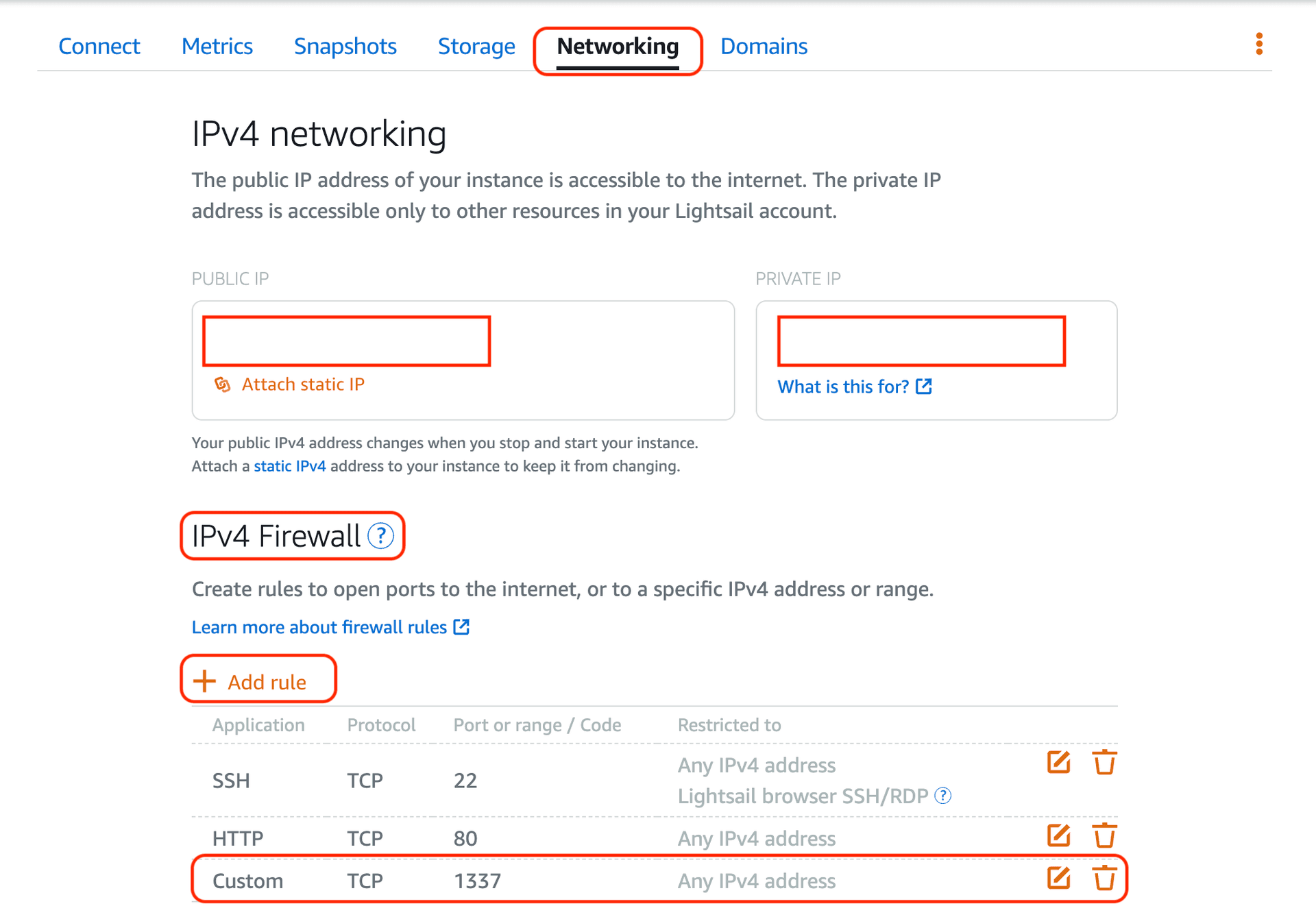 image tab networking